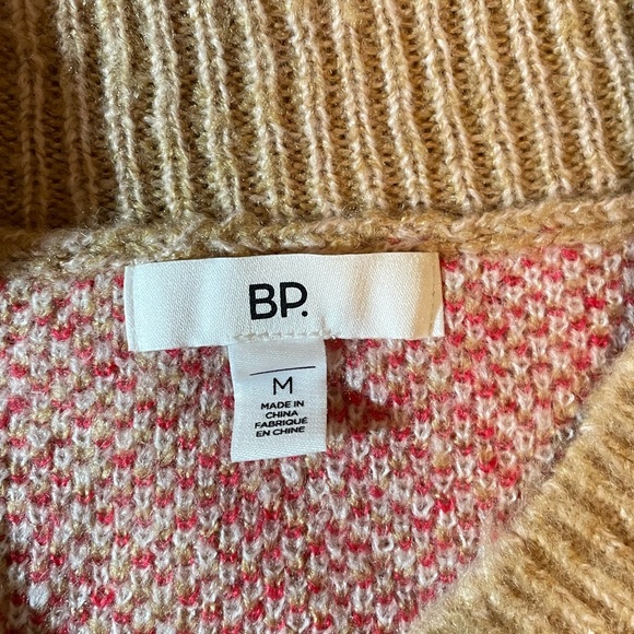 Nordstrom BP soft fuzzy plaid sweater - Picture 4 of 5